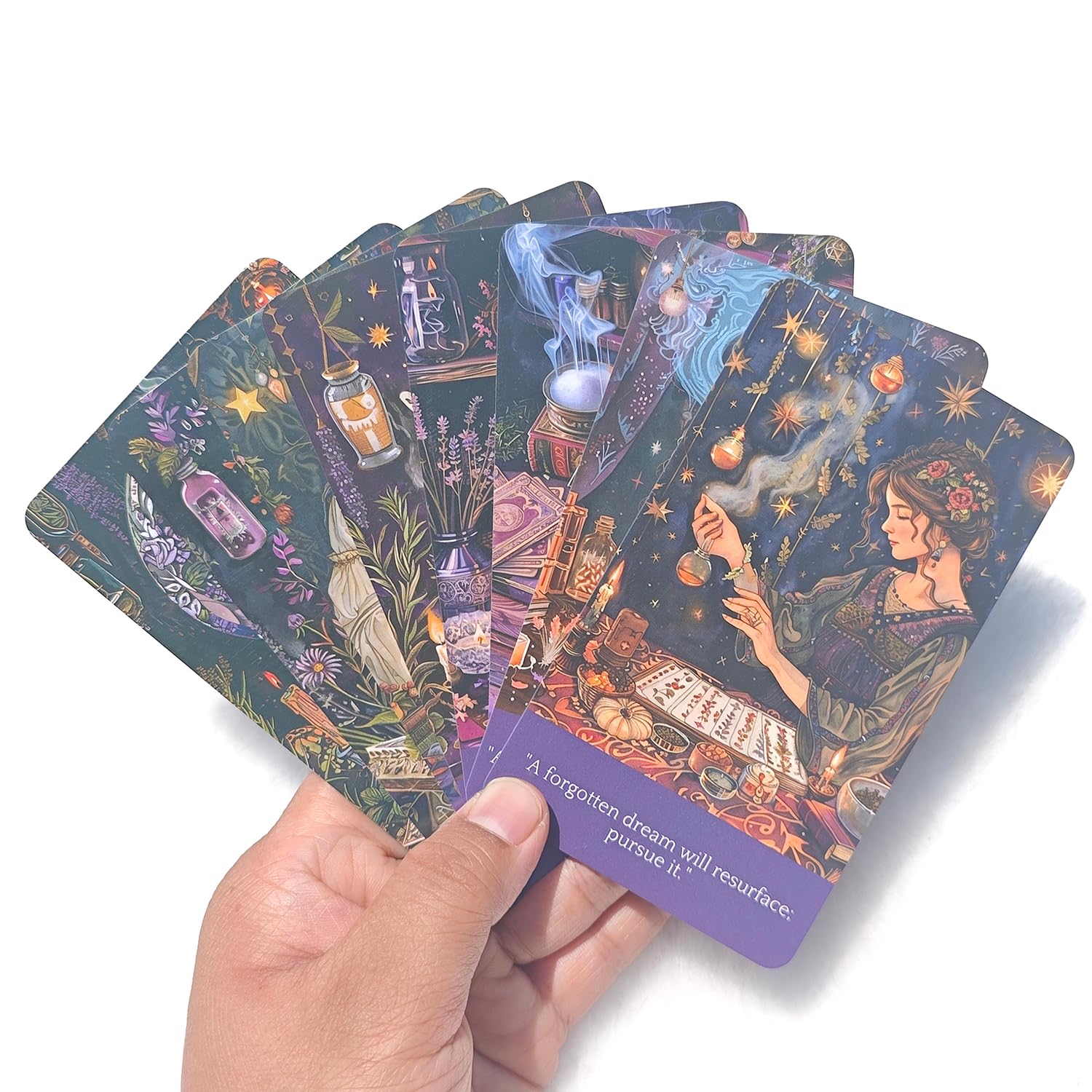 Fortune Teller Oracle cards: Explore and reveal the future, provide guidance and inspiration for daily life. Oracle tarot cards for beginners, Suitable for daily life, divination, spiritual practice