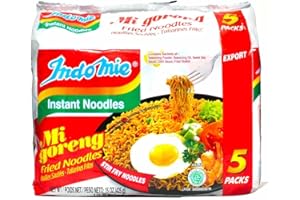 Indomie Mi Goreng Instant Stir Fried Noodles (5 Pack)