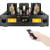 CrBoke CR888 Hi-End Class A KT88 Single-Ended Tube Amplifier Integrated AMP Power Amplifier with Built-in APTX-HD Bluetooth and Active Subwoofer Outpu