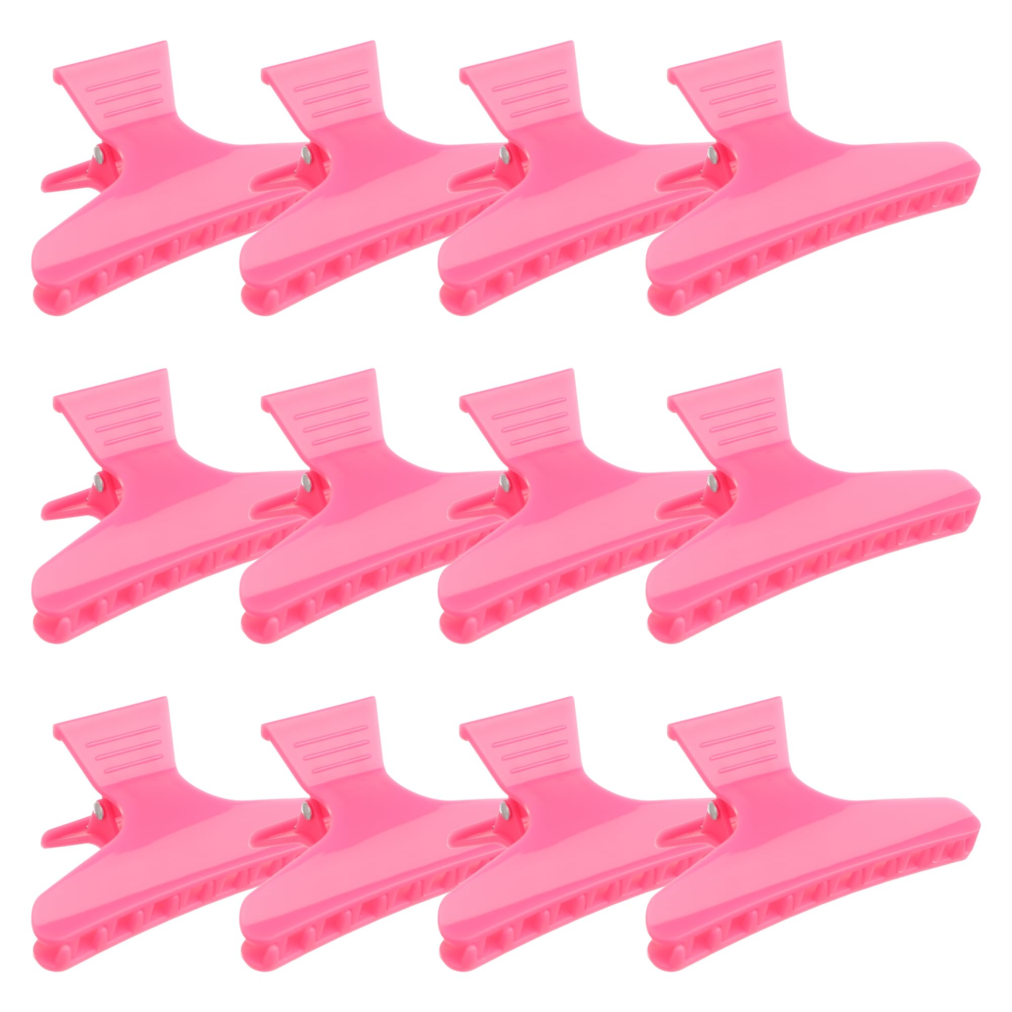 CoolBlades Professional Pink Butterfly Hair Clips (12 Pack) - Ideal for Men & Women, Adults - Strong Hold, Versatile Styling