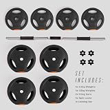 Phoenix Fitness 2-in-1 Adjustable Dumbbell Barbell Set 15kg view 3