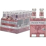 Fever-Tree Premium Club Soda, No Artificial Sweeteners, Flavourings or Preservatives, 6.8 Fl Oz (Pack of 24), Clear (A500115)