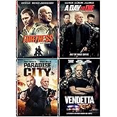"Bruce Willis Action Movie Collection, DVD Set, 4 Films - Fortress, A Day to Die, Paradise City, Vendetta"