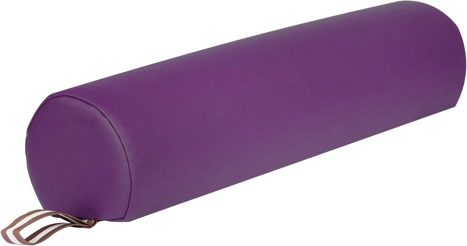 Master Massage Tables 6" 3/4 Round Bolster Pillow Cushion for Massage Tables -Purple: Health & Personal Care