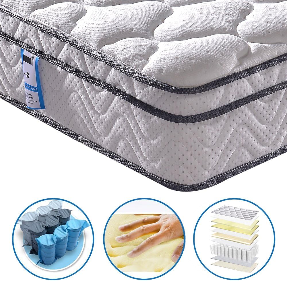 Best full size mattress bed frame grey