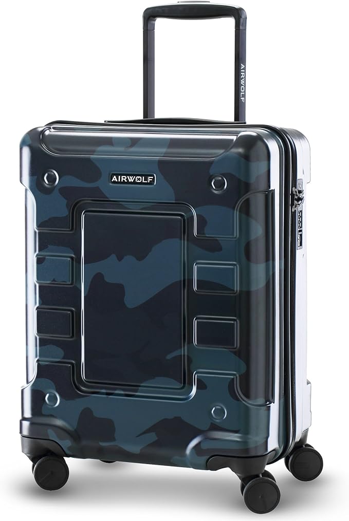 LUSHBERRY New Travel Luggage Suitcases with 4 Wheels Two Colors Silver