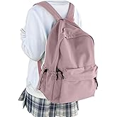 WEPOET High School Bags Casual Daypack For Men Women Lightweight College Bookbag Waterproof Purple School Backpacks For Girls Boys Travel Laptop bag