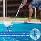 Eophmi Pool Vacuum Cleaner 40in Aluminium Pole Cleaning Kit Hot Tub Spa view 6