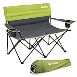 VILLEY Double Camping Chair, Extra Wide