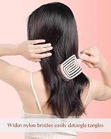 Yikki 2Pack Detangle Hair Brush for Women Wet & Dry Pink Purple view 2