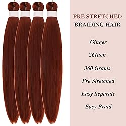 Ginger Boho Hair for Braiding Synthetic 350