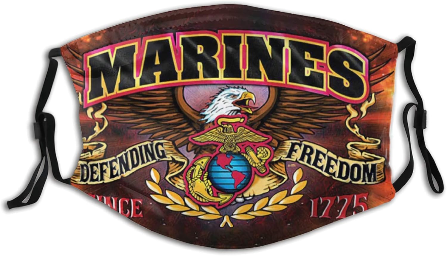 US_Army_Face_Mask Washable With 2 Pcs Filters, Reusable Face_Cover With