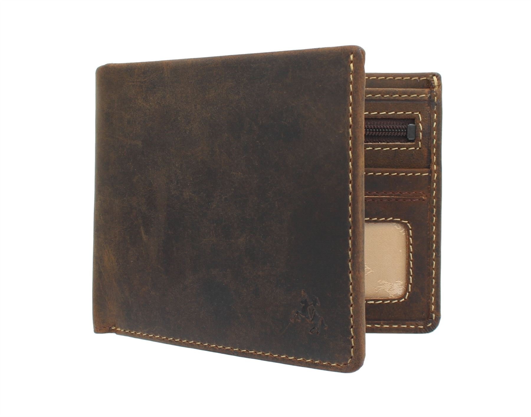 VISCONTI Slim Collection TAP 'N' GO Leather Wallet with RFID Protection VSL33 Oil Tan