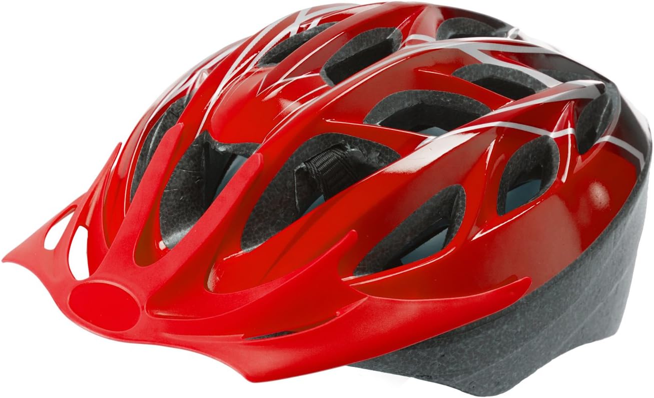 BONIN INFUSION FS-114 RED/BLACK HELMET 52/58 M, Red and black