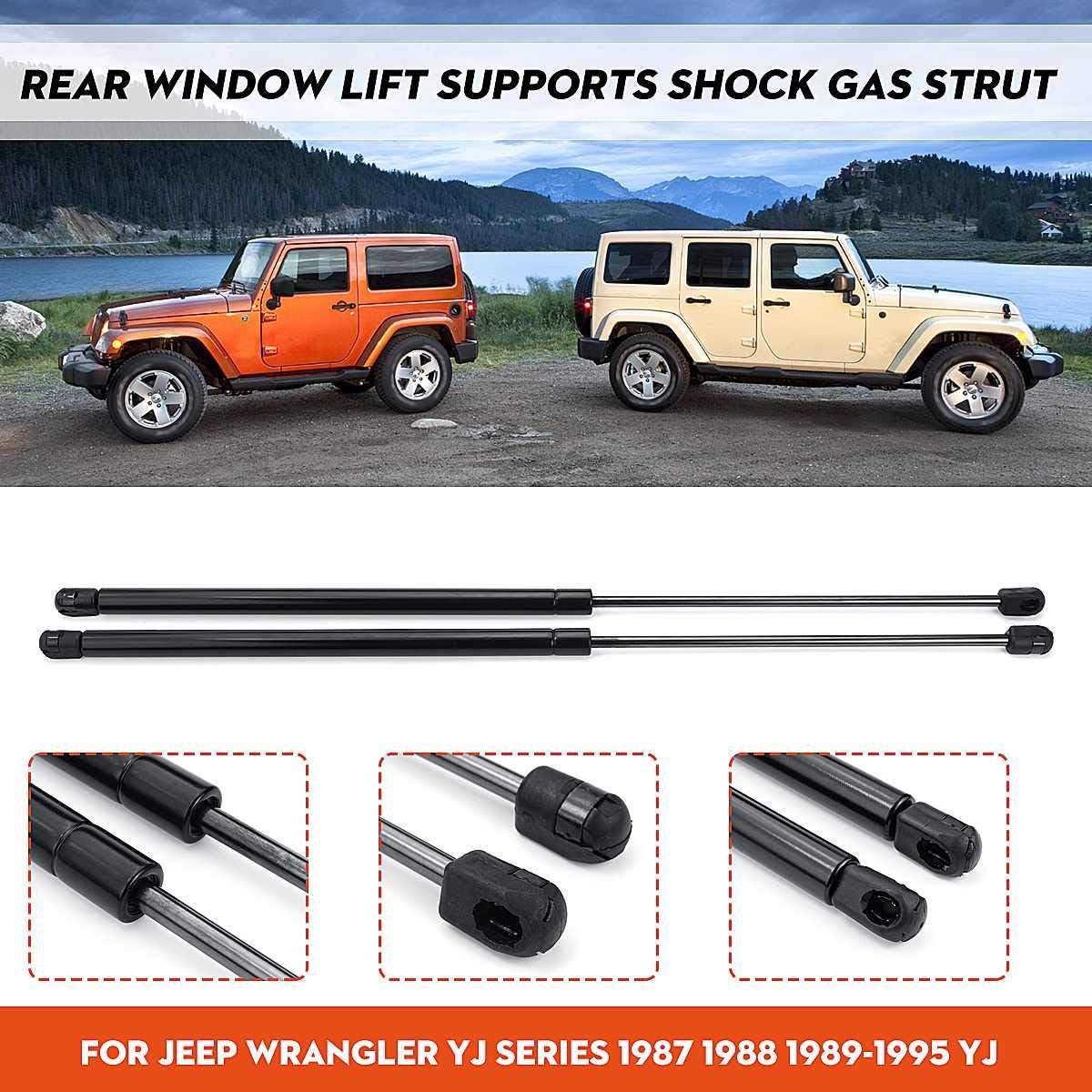 FALAMODA 2X Rear Window Glass Gas Spring Shock Lift
