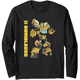Transformers Bumblebee Autobots Epic Pose Portrait Long Sleeve T-Shirt