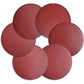 18 unidades de discos de lijado de óxido de aluminio PSA surtidos de 12 pulgadas, sin agujeros, autoadherentes