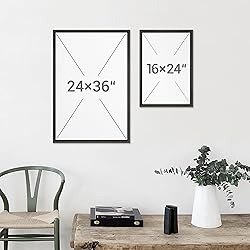 MUDECOR Framed Canvas Print Wall Art Minimalist