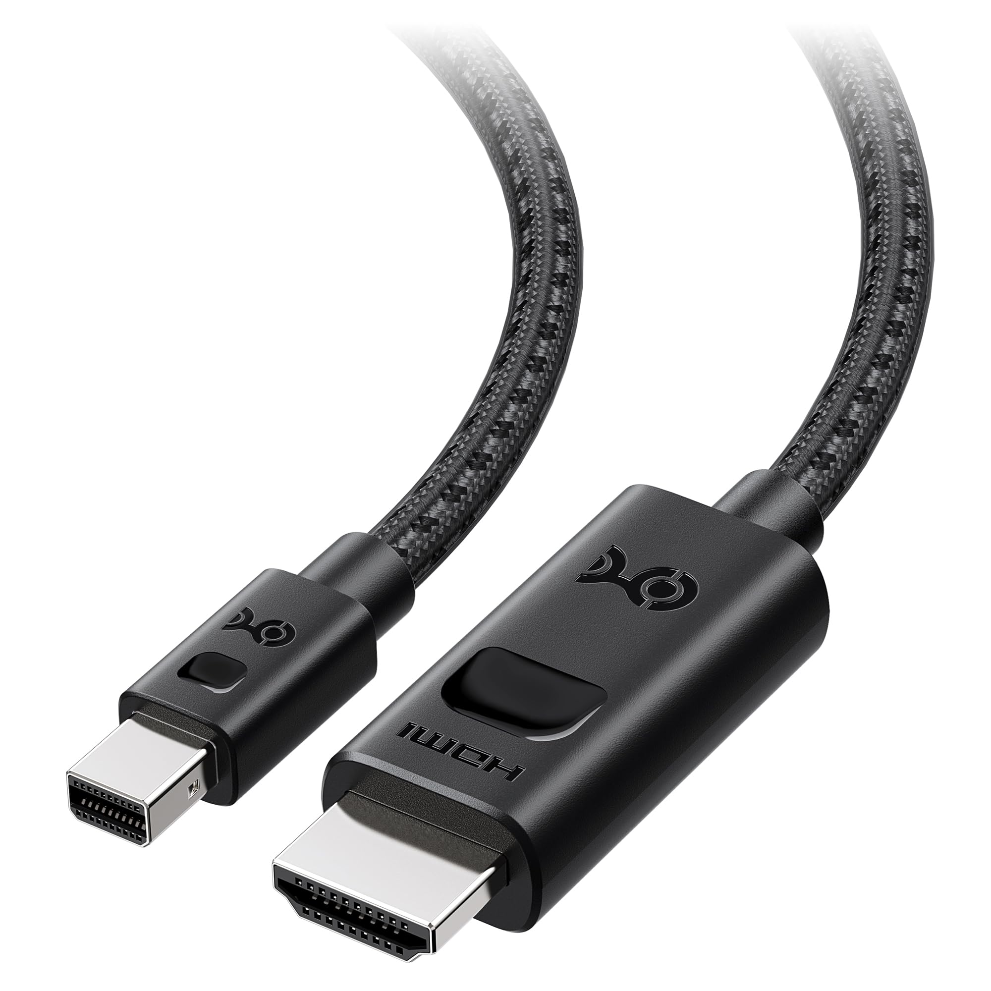 Cable Matters 8K Mini DisplayPort 1.4 to HDMI Cable 6 ft / 1.8m with 4K 120Hz or 8K, Mini Display Port 1.4 to HDMI Cable in Black
