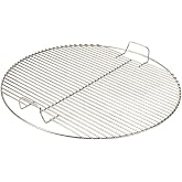 Weber&reg; Charcoal Cooking Grate for 18" Grills, Charcoal Components | Heavy‑Duty Plated Steel Grate, Fits 18" Weber Kettle&reg; &amp; Bar‑B‑Kettle Charcoal Grills, 18" Smokey Mountain Cooker Smoker