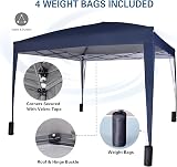 Mcc Direct Pop-up Gazebo 3m x 3m with Sides 4 Weight Bags Waterproof Canopy view 5