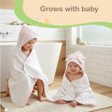 Mother's Choice Organic Cotton Baby Poncho with Hood 84x84 cm 3D Butterfly view 7