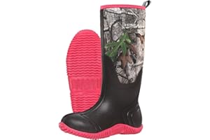 HISEA Women's Rain Boots, Knee High Rubber Boots Waterproof Insulated Neoprene Mud Boots, Anti-Slip Outdoor Work Boots for Hunting Gardening Farming Yard Working, Size 6-11