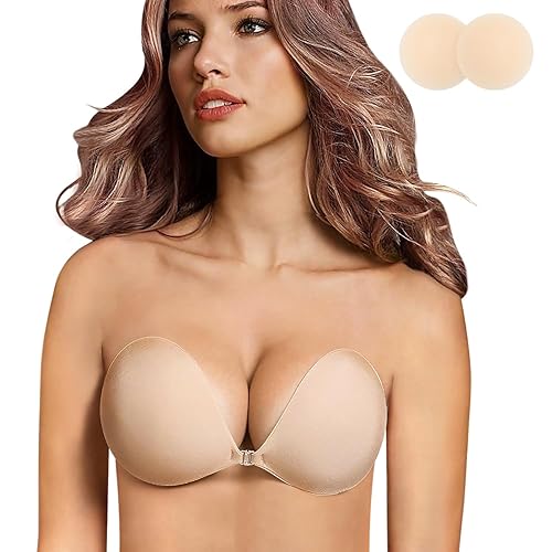 queensecret Adhesive Bra, Push up Strapless Self Adhesive Bra, Invisible  Silicone Bra for Backless Dress in Dubai - UAE