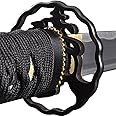 Handmade Sword - Japanese Samurai Katana Training Swords, Functional, Hand Made, Aluminum Alloy, Full Tang, Unsharpened, Black Wooden Scabbard
