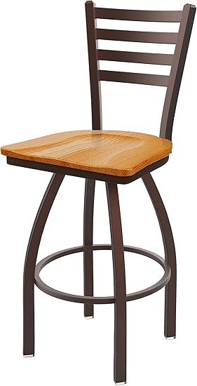 Amazon Com Holland Bar Stool Co 41036bzmedoak 410 Jackie Swivel Bar Stool 36 Seat Height Medium Oak Kitchen Dining