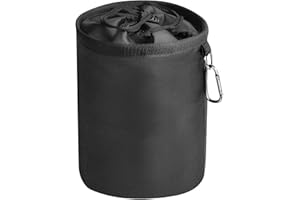 Waterproof Clothes Peg Bag with Closing Cord & Hook, 600D Oxford Fabric Weather-Resistant Clothes Pin Organizer for Washing L
