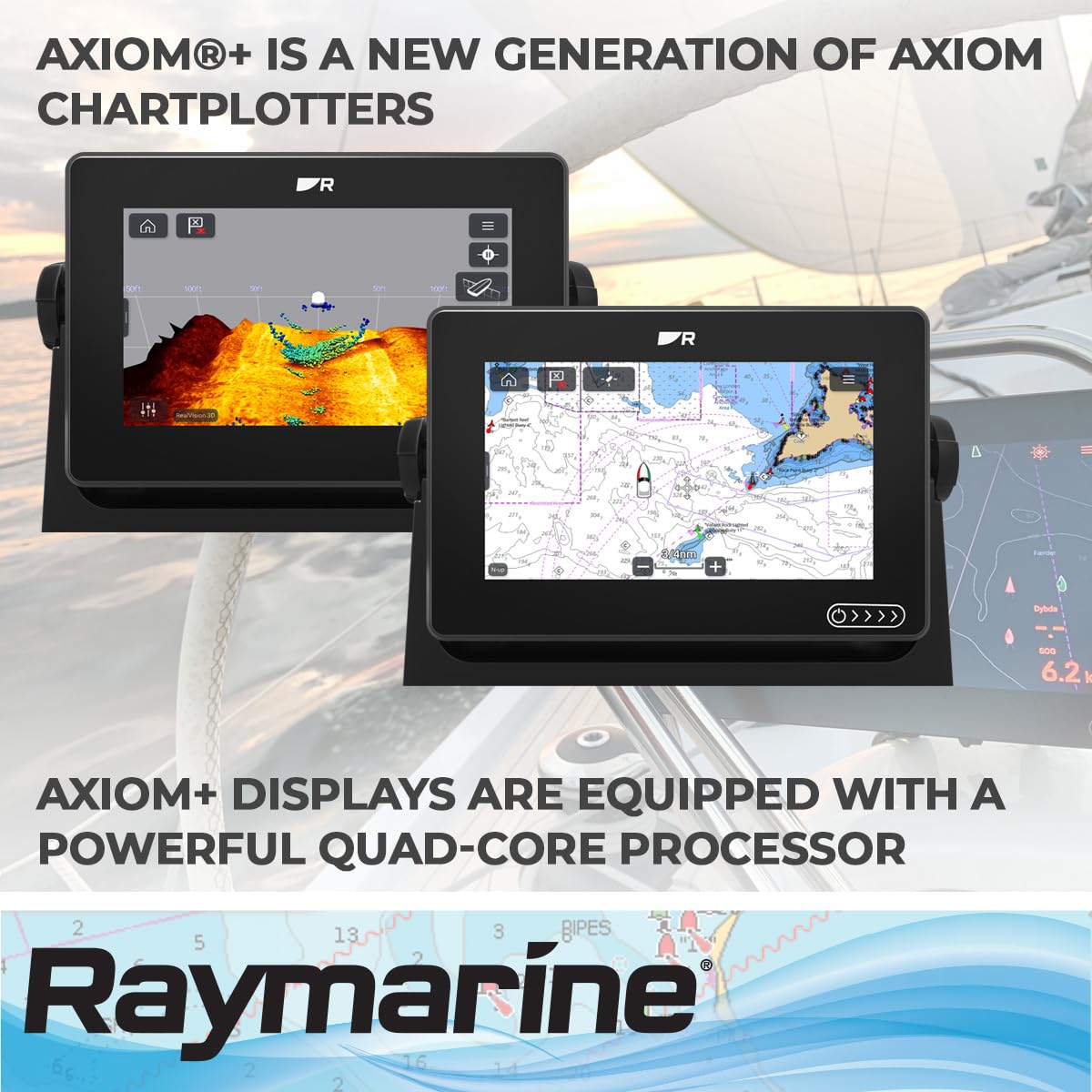 Raymarine E70639 Axiom+ 12 Multi Function Display Rv 3D No Charts
