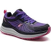 Women's Orthopedic Trail Running Shoes: Comfortable Arch Support Plantar Fasciitis Orthotic Athletic Sneakers, Casual Flat Feet Sports Workout Walking Hiking Shoes for Foot Heel and Pain Relief