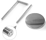 Topsky Free Standing Toilet Roll Holder Stainless Steel 4-5 Jumbo Rolls Silver view 5