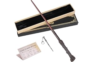 KINGVOWS Wizard Witch Magic Wand Witchcraft Props for Kids Sorcerer Collection Cosplay Accessories with Gift Box (Tree)