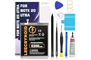 LeeCrynoid for Samsung Galaxy Note 20 Ultra Battery, 6200mAh (New Upgraded) Replacement Battery for Samsung Galaxy Note 20 Ultra SM-N985 N986 N986U with Professional Repair Tool Kits