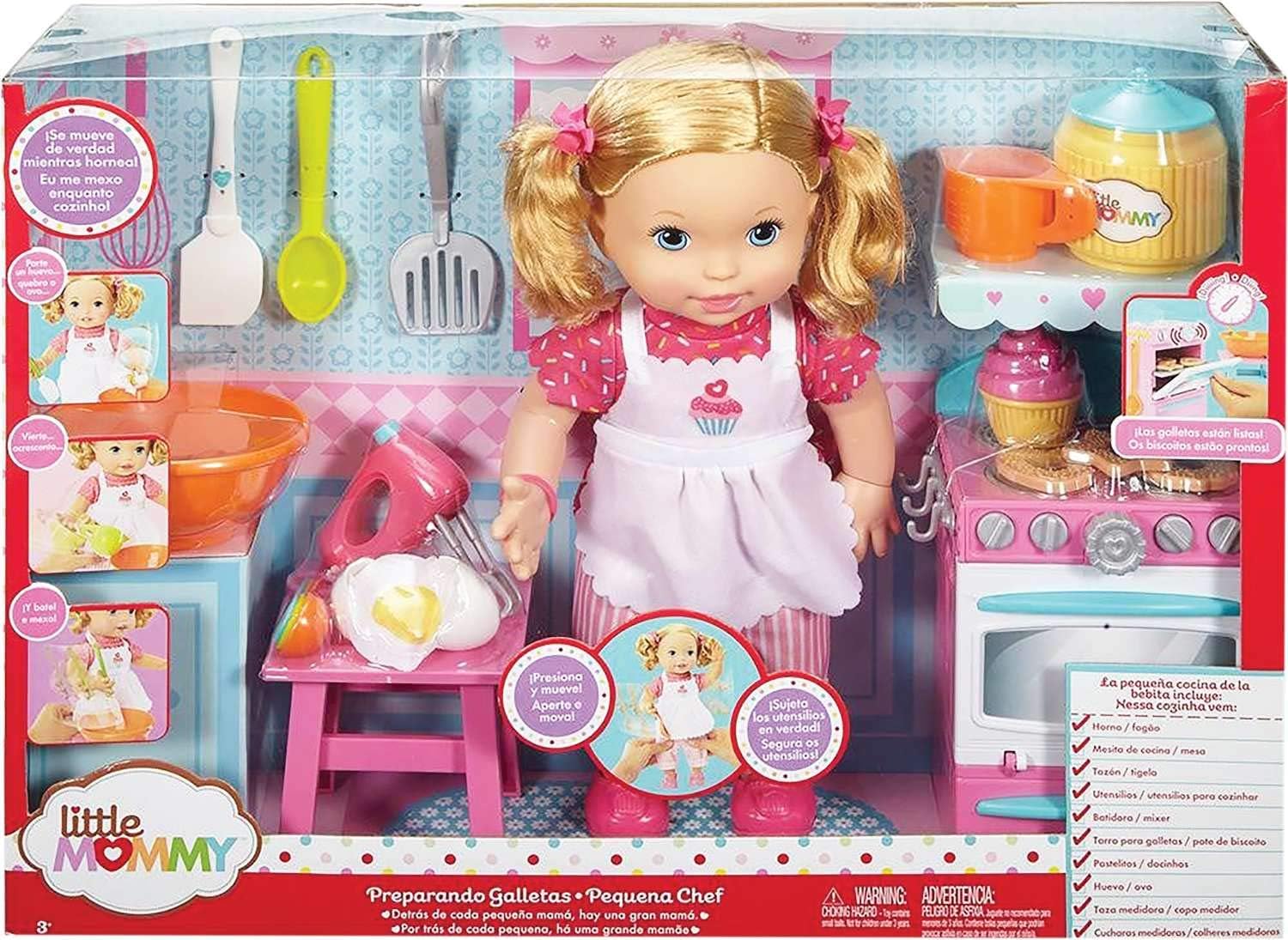 muñeca little mommy mi bebe de verdad