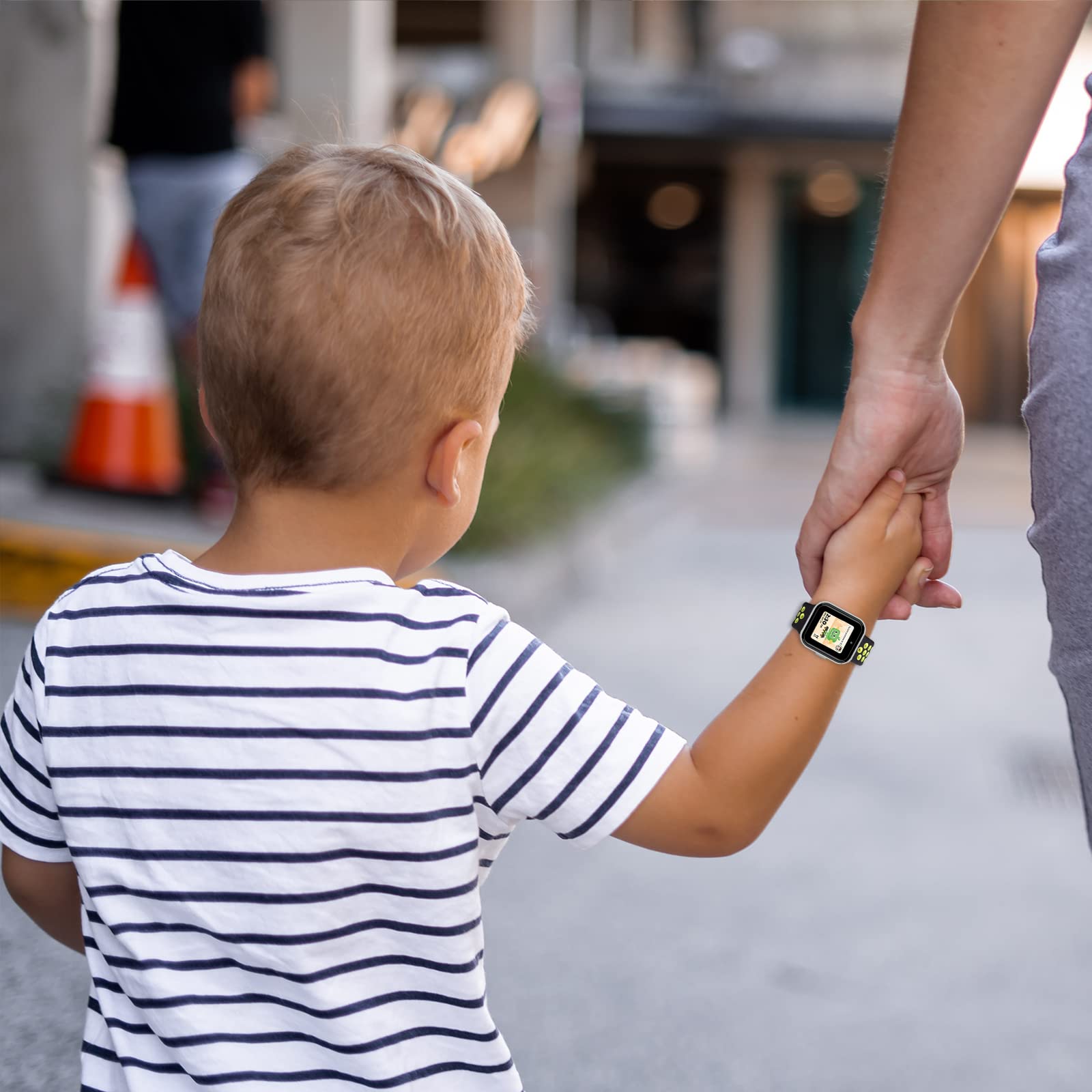 NewJourney Compatible with SyncUP Kids Watch 2/1 Band, 2 Pack Breathable Soft Silicone Sport Wrist Strap Compatible with T-Mobile Sync UP Kids Watch 2/1