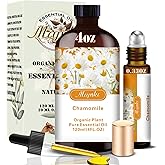 Chamomile Essential Oil-Chamomile Fragrance Oil 4.33oz (130ml)-100% Pure Natural Scent for Diffusers, Candles, Soap Making & Aromatherapy-Relaxing Home & Gift Essential Oil for Bath, Massage