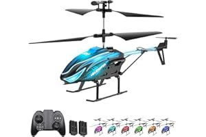 BotZilla RC Helicopter, Remote Control Helicopter for Kids & Adults, 7+1 LED Light Modes, Altitude Hold, One-Key Start/Land and Auto Hover, Remote Control Toy for Ages 8+ Boys Girls