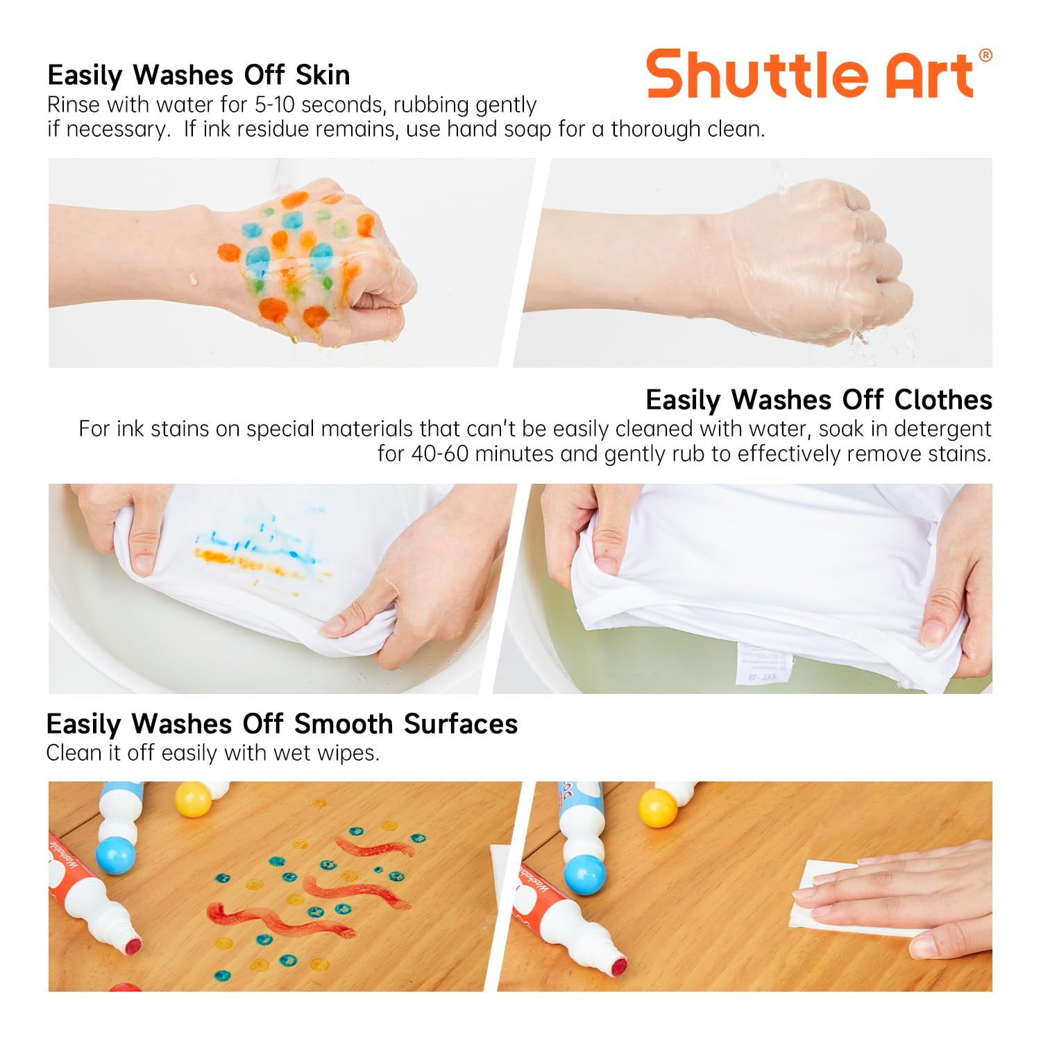 Shuttle Art 10 Colors Dot Marker Washable Non-Toxic Dot Marker for Children Early Education, Bingo Dabber for Creation with 1 Dot Activity Book