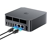 Beelink EQR5 Mini Pc,AMD Ryzen 7 5825U(8C/16T,up to 4.5GHz),Mini Computer with 32GB DDR4 RAM/500GB M.2 PCle3.0 SSD,Micro Pc S
