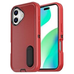 AICase for iPhone 16 Case with Built-in Stand,Tripe
