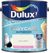 Dulux Easycare Bathroom Soft Sheen Emulsion Jasmine White 2.5L view 2