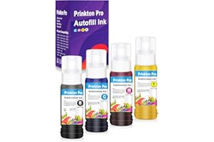 Autofill Sublimation Ink for Epson EcoTank Inkjet Printers ET-2720 ET-2400 ET-2760 ET-2800 ET-4800 ET-2803 ET-2830 ET-3760 ET