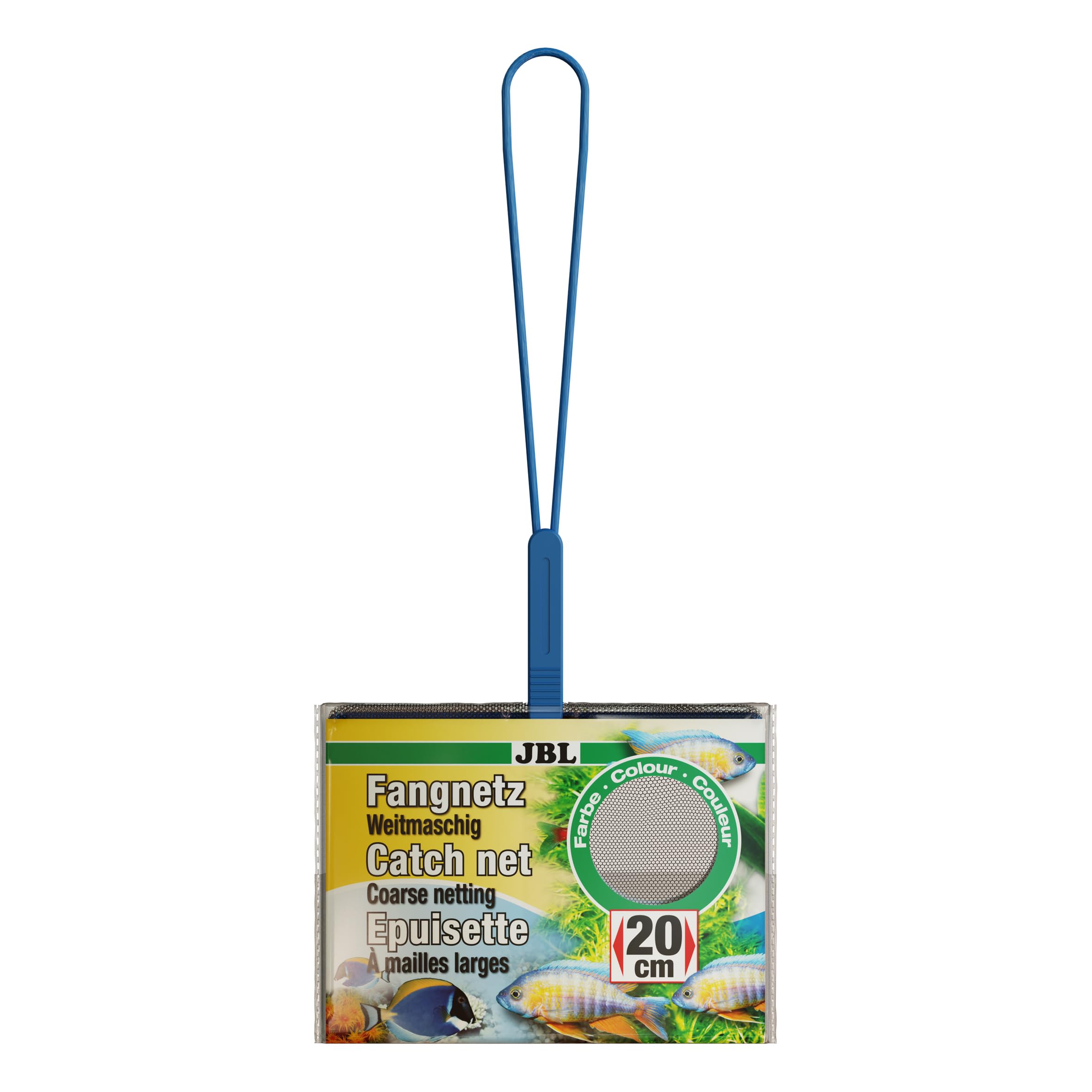 JBL Fish net PREMIUM 20 cm black/wide-meshed, Wide-mesh premium aquarium net