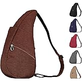 AmeriBag 17" Nylon Healthy Back Bag Ergonomic Crossbody Sling for Everyday Use, Travel & Walking Comfort