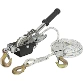 Ironton 1-Ton Rope Puller, 3 Hooks, 19.7ft.L | Controlled load positioning, Shop and warehouse handling, Durable material movement, Easy setup, Operator-friendly design