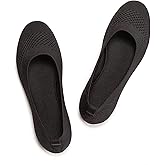 Frank Mully Women’s Ballet Flat Shoes Knit Dress Shoes Round Toe Slip On Ballerina Flats for Woman Low Wedge Comfort Soft