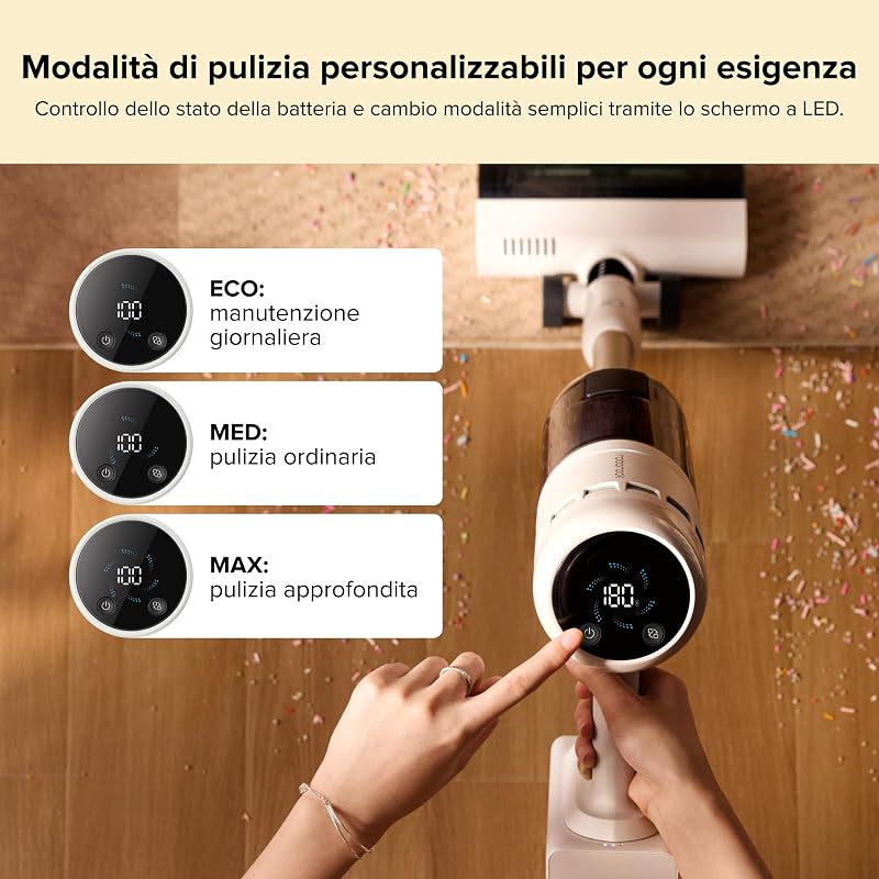 H60 Hub Aspirapolvere Senza Fili con Base di Auto-Svuotamento